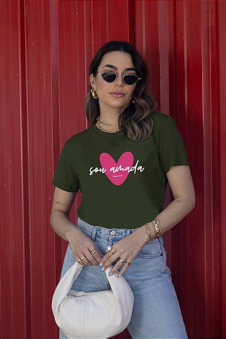 T-SHIRT SOU AMADA JO 3:16 DTF VERDE MILITAR
