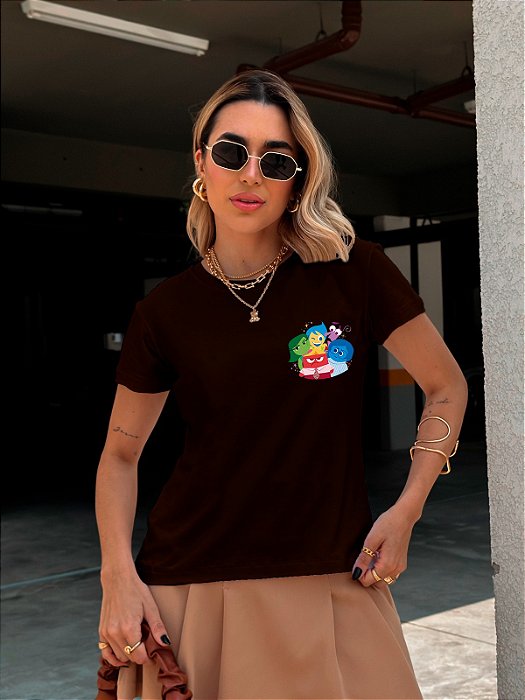 T-SHIRT DIVERTIDAMENTE DTF CHOCOLATE