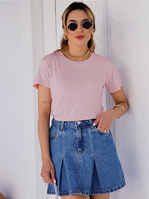 T-SHIRT LISA ROSA BEBÊ