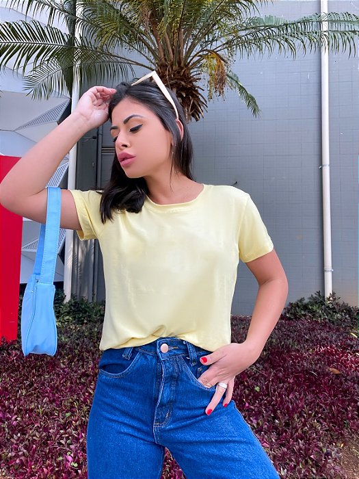 T-SHIRT LISA AMARELO BEBÊ