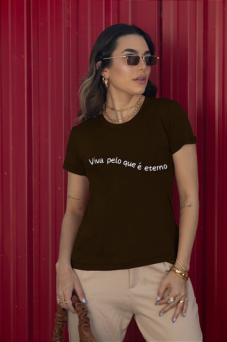 T-SHIRT VIVA INFINITO DTF CHOCOLATE