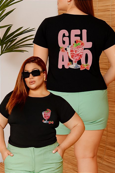 T-SHIRT PLUS SIZE GELATO DTF XG