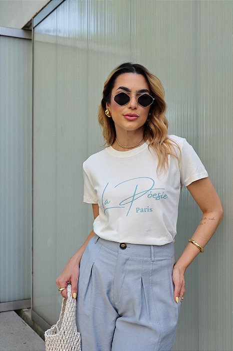 T-SHIRT LA PÓESIE DTF OFF WHITE