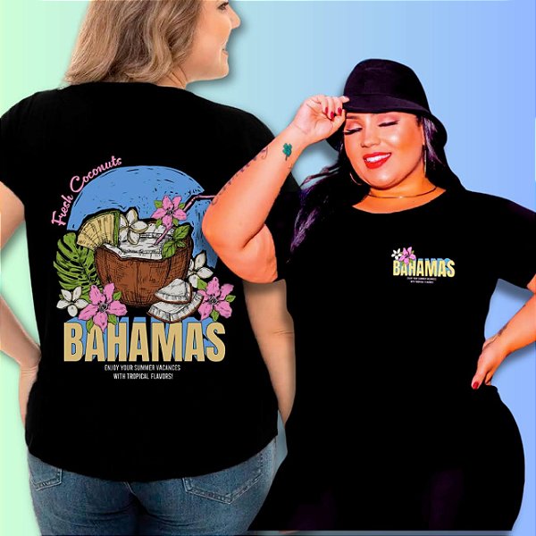 T-SHIRT PLUS SIZE COCO BAHAMAS DTF XG