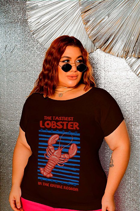 T-SHIRT PLUS SIZE THE LAGOSTA DTF CHOCOLATE XG
