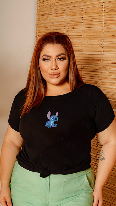 T-SHIRT PLUS SIZE STITCH BRAVO DTF XG