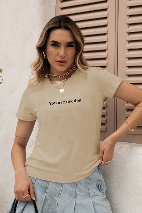 T-SHIRT YOU ARE NEEDED DTF BEGE