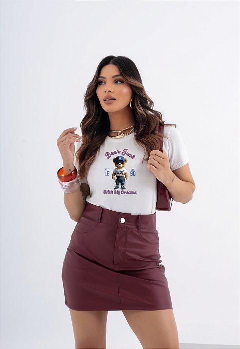 T-SHIRT URSO DODGERS DTF OFF WHITE