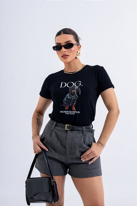 T-SHIRT DOG DACHSHUND DTF