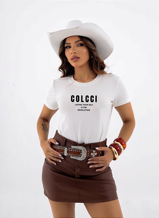 T-SHIRT COLCCI REVOLUTION DTF OFF WHITE