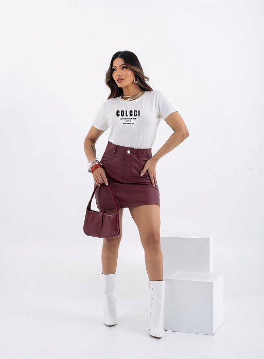 T-SHIRT COLCCI REVOLUTION DTF BRANCO