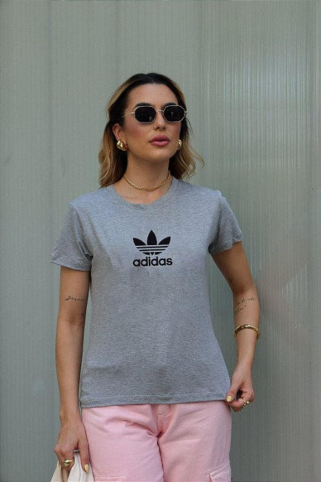 T-SHIRT ADIDAS DTF CINZA