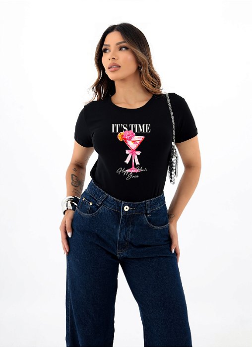 T-SHIRT IT'S TIME DRINK DTF