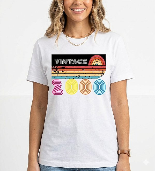 Camiseta Personalizada Vintage 2000