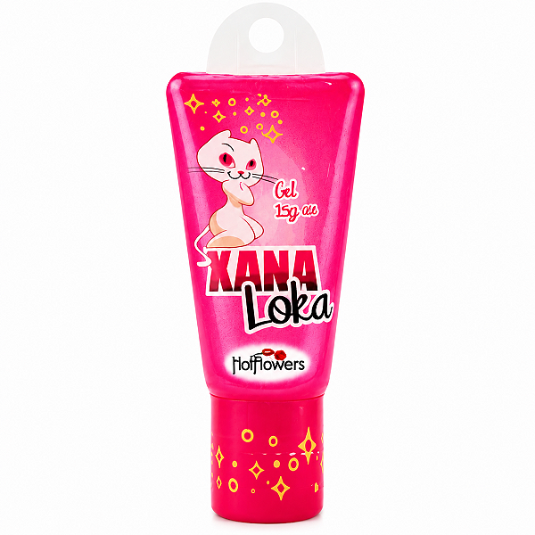 Gel Excitante Xanaloka 15g - Xana Loka Hot Flowers - Esquenta Esfria e Vibra - Sexy Shop Xana Louca