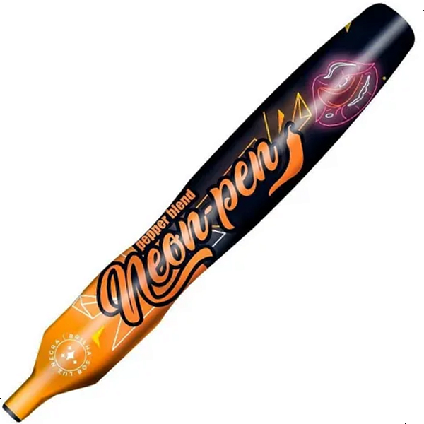 Caneta Comestível Beijável Hot Gel Beijável Corporal Neon