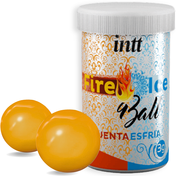 Hot Ball Bolinha Explosiva Lubrificante Esquenta Esfria 2 UN