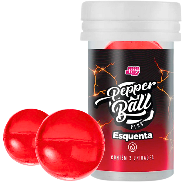Hot Ball Bolinha Explosiva Plus Esquenta C/2 Sabor Esquenta