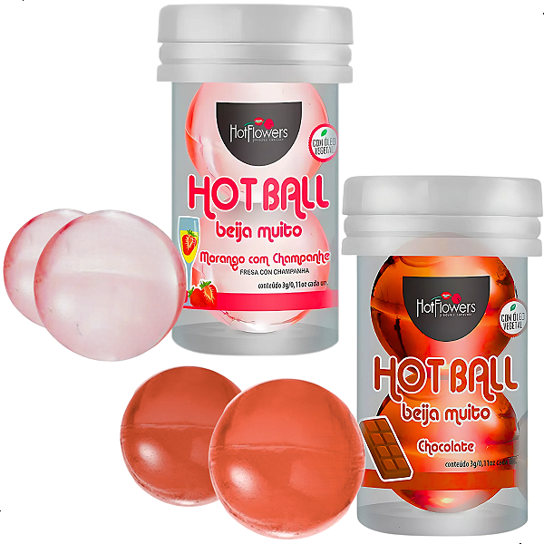 Lubrificantes Intimos Hot Flowers Bolinhas Explosivas Hot Ball