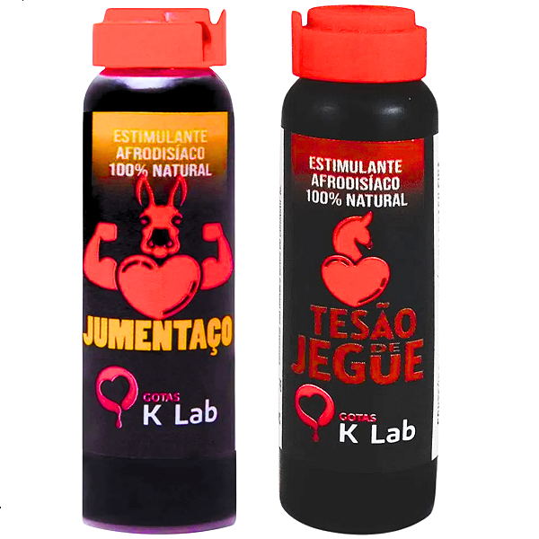 Kit 2 Tesão De Touro E Tesão Jegue Sexyshop 10ml Energético