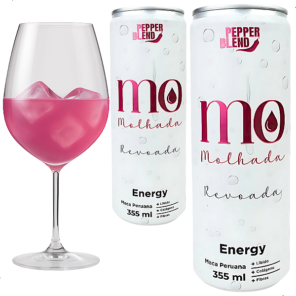 Kit 2 Energético Estimulante Revoada  Mo 355ml Pepper Blend
