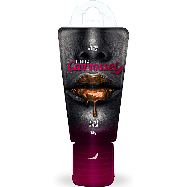 Carrossel Gel Lubrificante Com Glitter Beijável 18G Pepper Blend