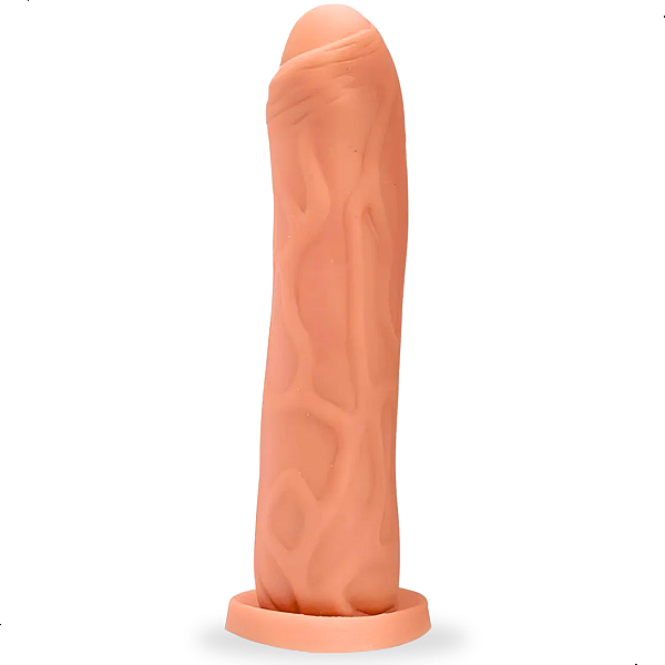 Pênis Dildo Consolo Pinto 18cm Maciço Realístico De Borracha