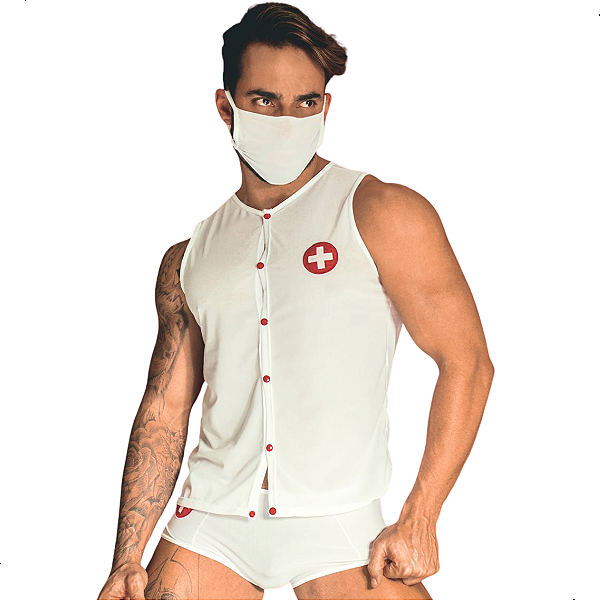 Fantasia Sexy Medico Sensual Masculina Doutor Erótica Roma