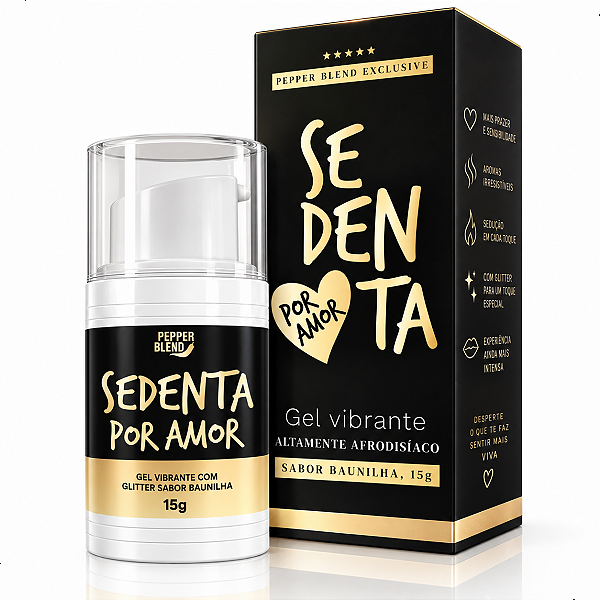 Sedenta Por Amor 15g Pepper Blend Baunilha Baunilha