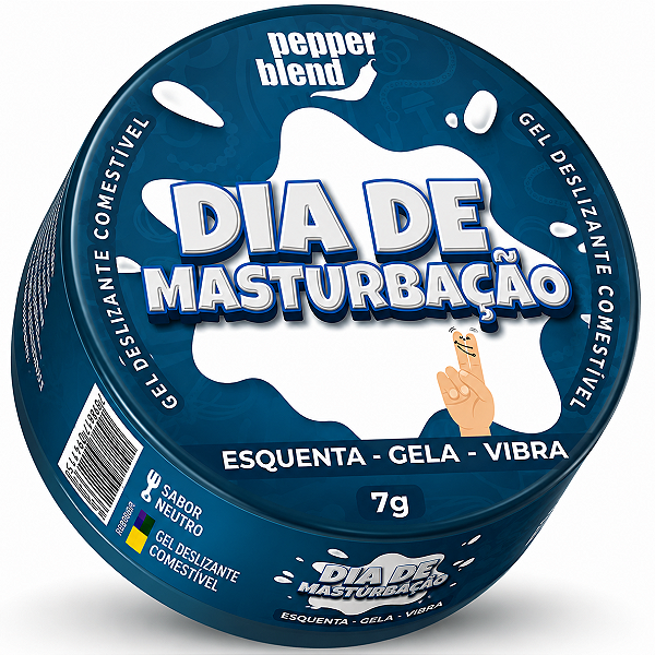 Dia De Masturbação Gel Deslizante Comestível Esquenta Gela  Vibra Pepper Blend