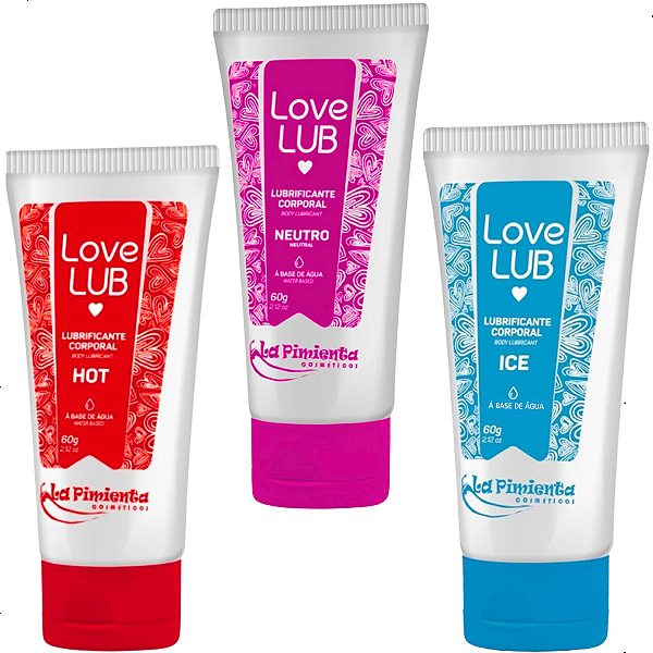 Gel Lubrificante Íntimo Neutro Ice Hot 60g Love Lu LaPimenta