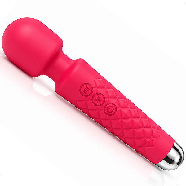 Vibrador Massageador Íntimo Varinha Mágica 20 Vibrações Usb
