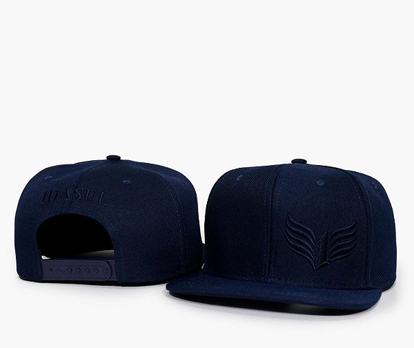 Boné snapback - Tom azul Marinho