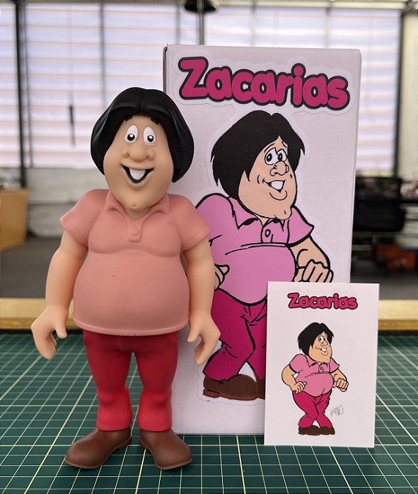 Boneco Zacarias - em Vinil