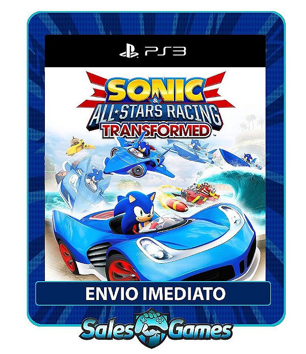 Sonic & All-stars Racing Transformed - PS3 - Midia Digital