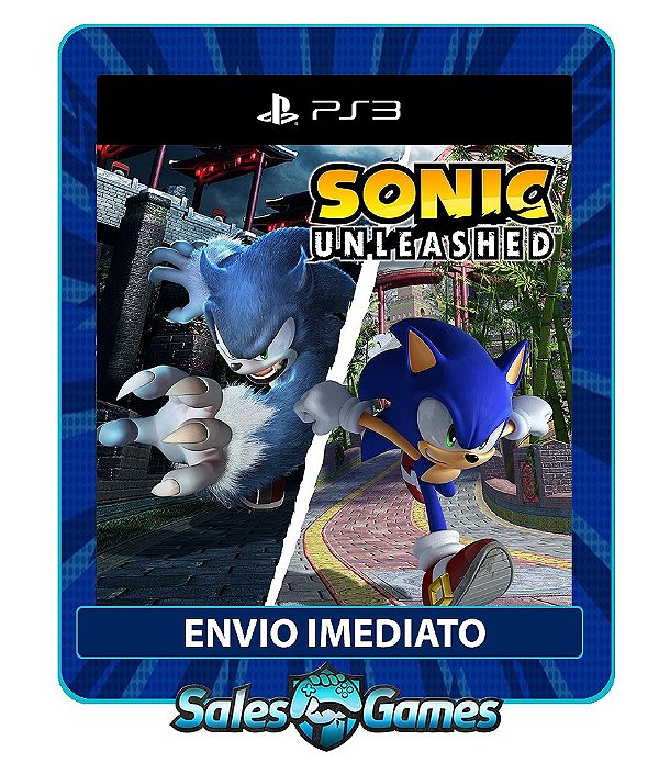 Sonic Unleashed - PS3 - Midia Digital