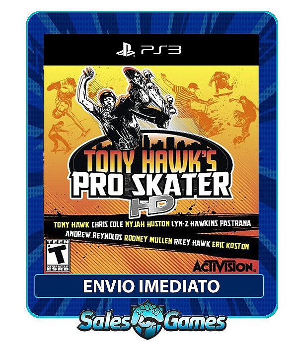 Tony Hawks Pro Skater Hd  - PS3 - Midia Digital