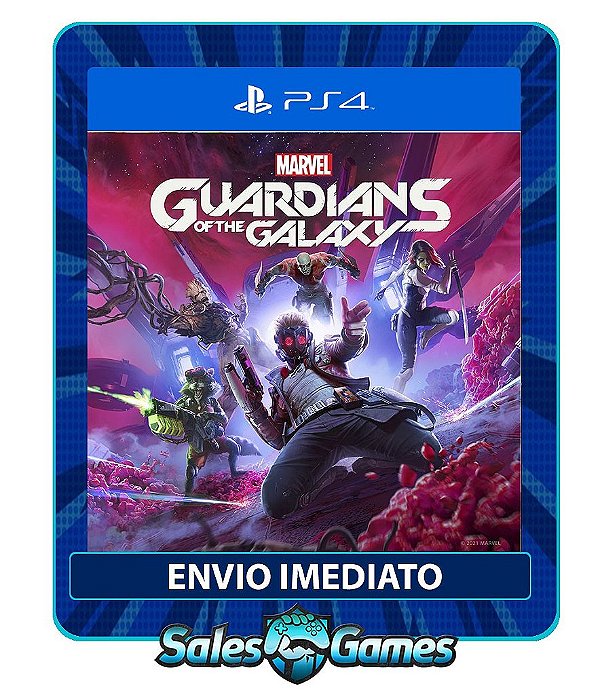 Guardiões da Galáxia da Marvel - PS4 - Edição Padrão - Primária - Mídia Digital.
