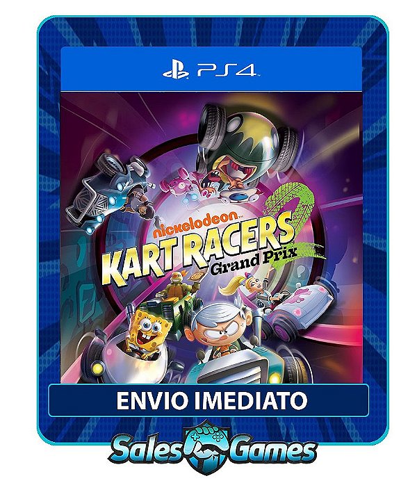 Nickelodeon Kart Racers 2: Grand Prix - PS4 - Edição Padrão - Primária - Mídia Digital