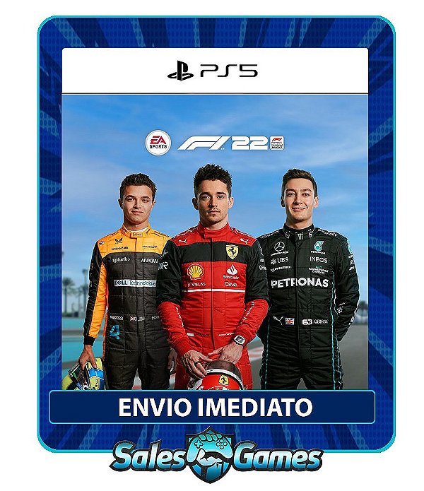 F1 2022 - PS5 - Edição Padrão - Primária - Mídia Digital.