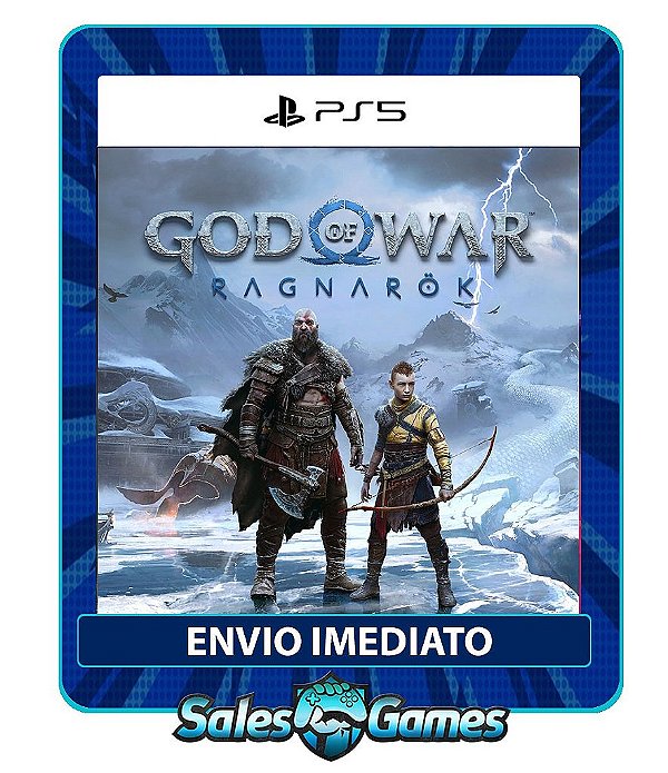 God of War Ragnarök - PS5 - Edição Padrão - Primária - Mídia Digital