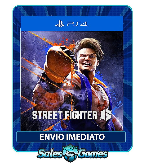 Street Fighter 6 - PS4 - Edição Padrão - Primária - Mídia Digital