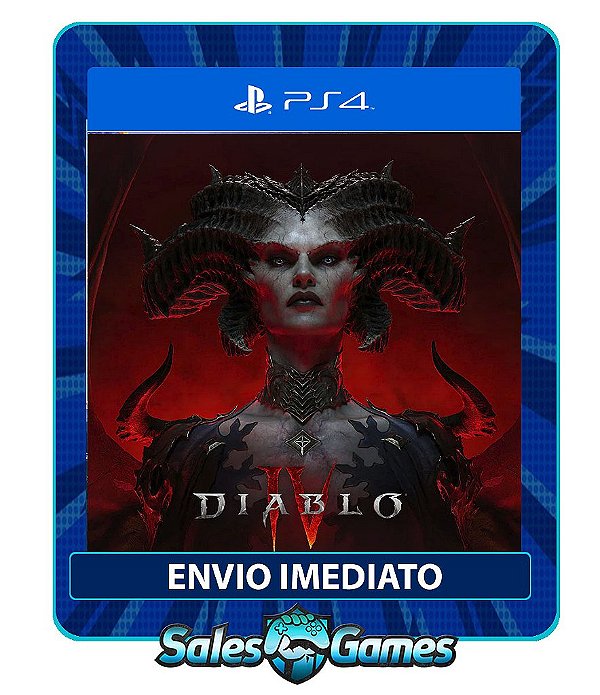 Diablo IV - PS4 - Edição Padrão - Primária - Mídia Digital