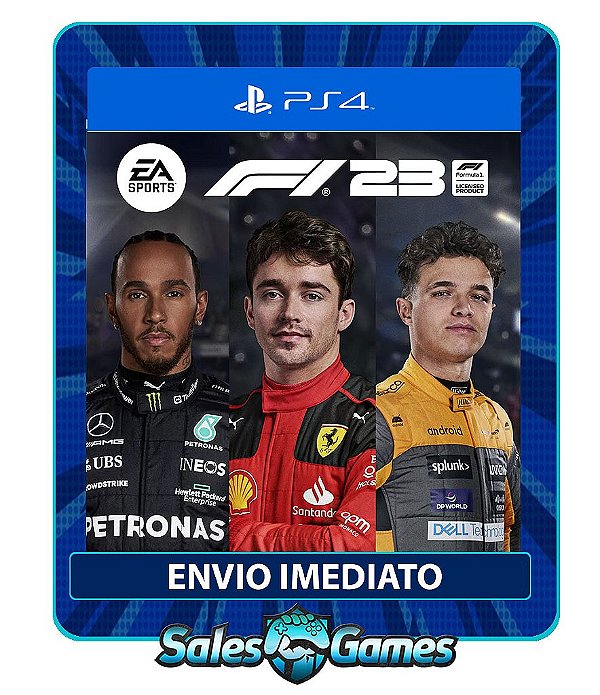 F1 2023 - PS4 - Edição Padrão - Primária - Mídia Digital.