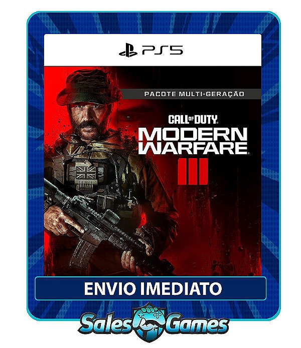 Call of Duty: Modern Warfare III - PS5 - Edição Padrão - Primária - Mídia Digital.