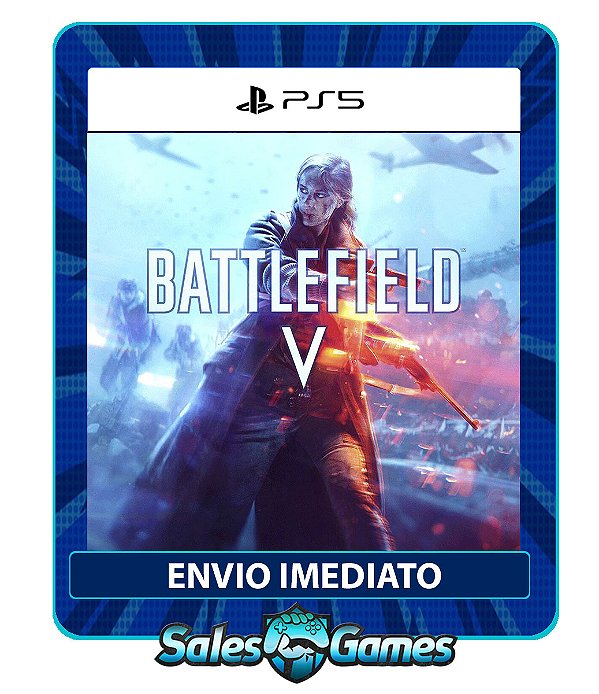 Battlefield V - PS5 - Edição Padrão - Primária - Mídia Digital.