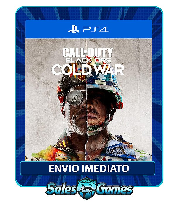 Call of Duty: Black Ops Cold War - PS4 - Edição Padrão - Primária - Mídia Digital.