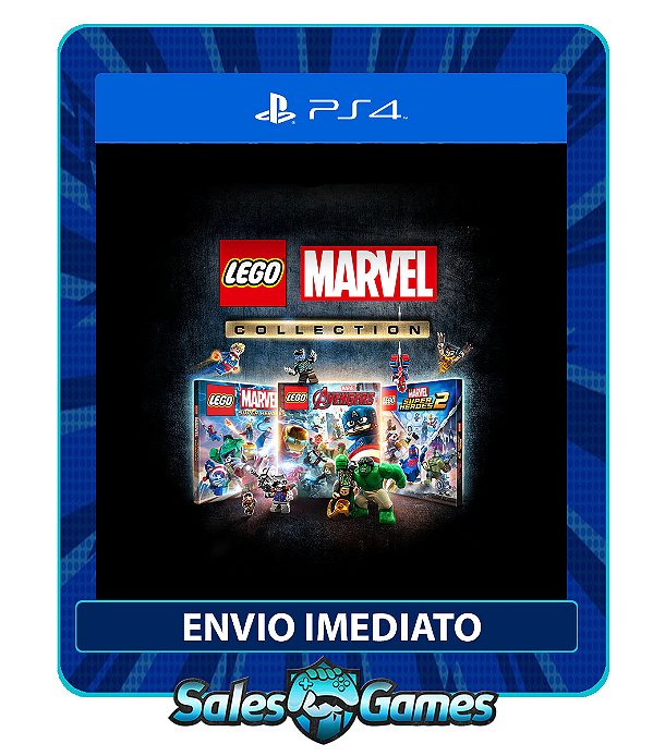 Coleção Lego Marvel - PS4 - Edição Padrão - Primária - Mídia Digital.
