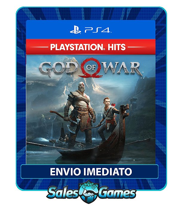 God of war - PS4 - Edição Padrão - Primária - Mídia Digital.