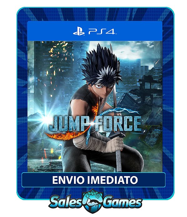 Jump Force - PS4 - Edição Padrão - Primária - Mídia Digital.